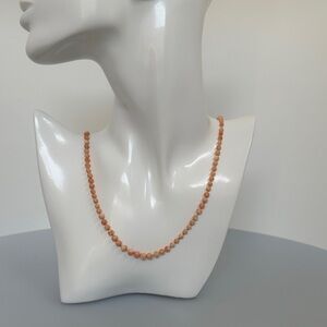 Vintage 14k GF Coral Necklace
